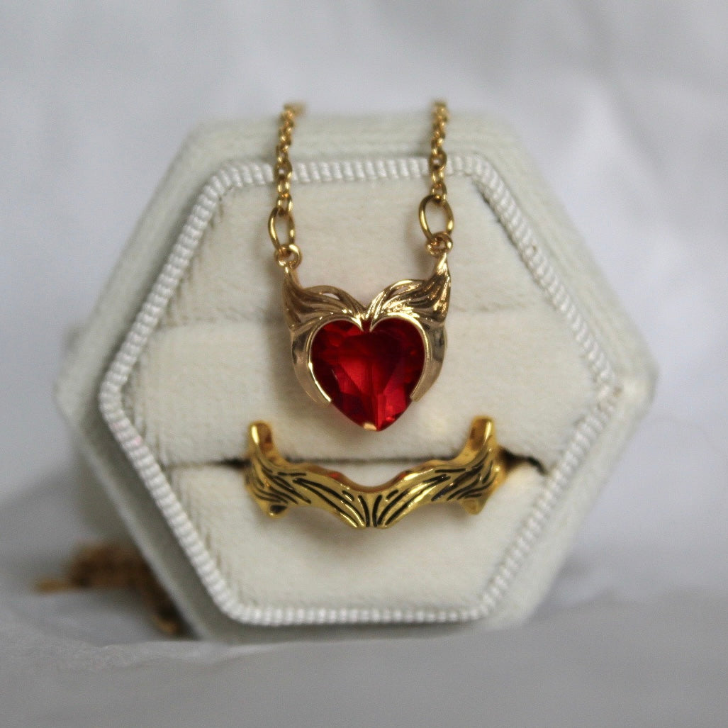 Scarlet Witch original necklace & ring duo
