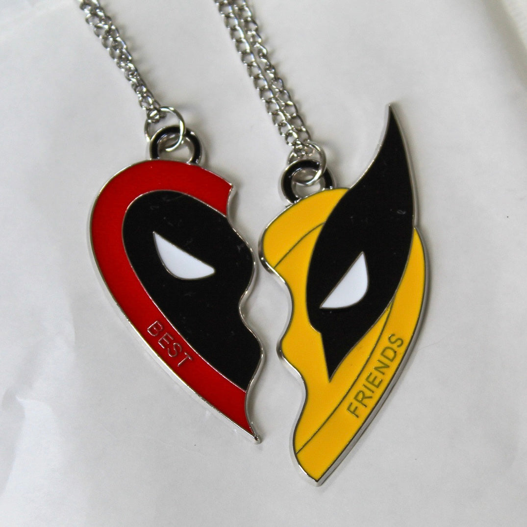 Superhero BFF inspired necklaces