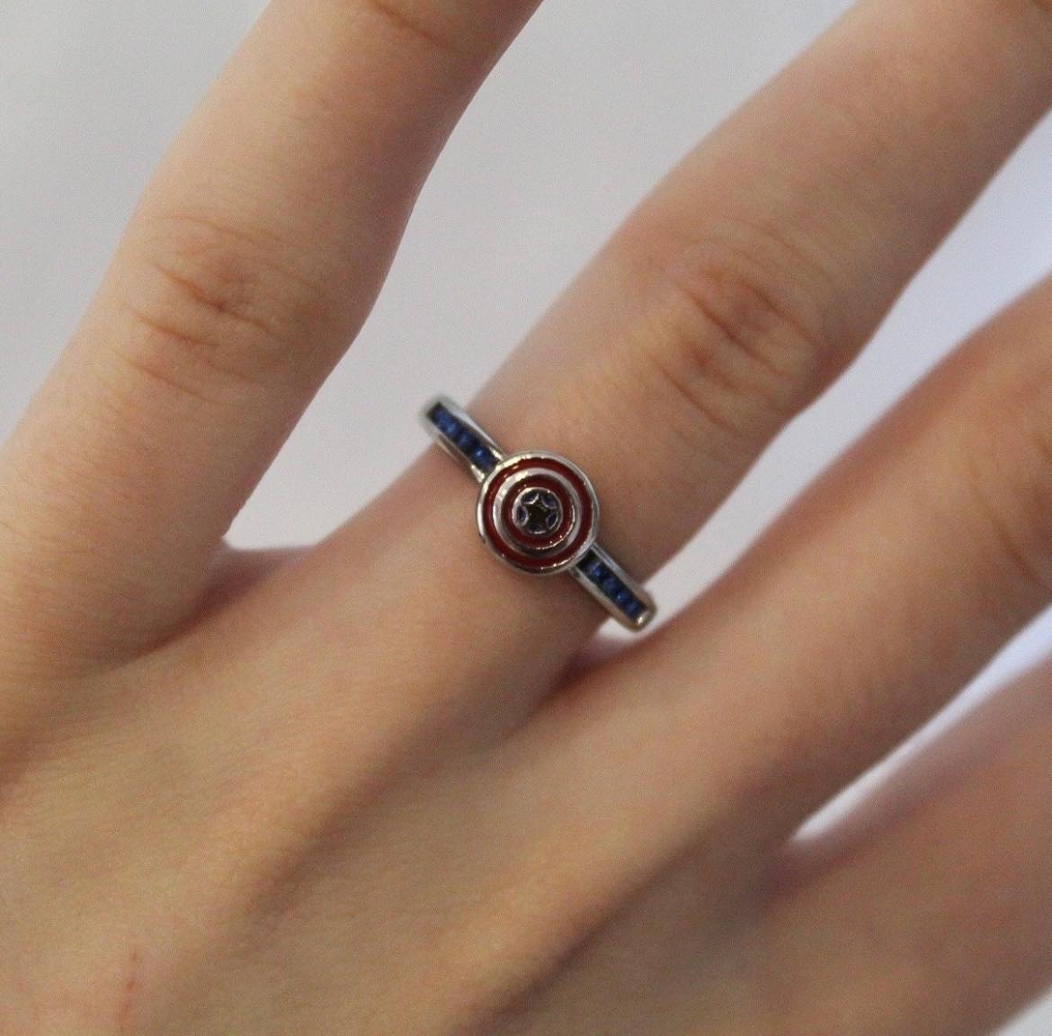 Captain America INSPIRED ring